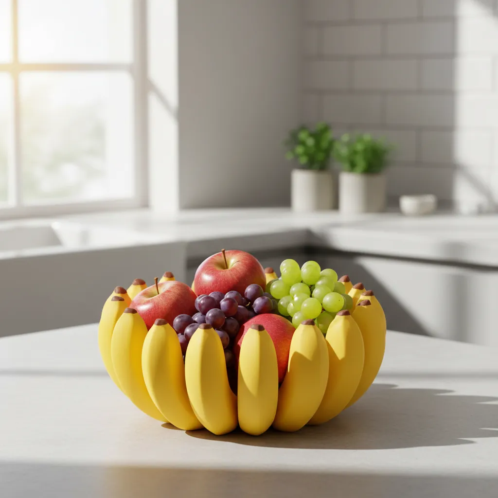 Design divertido em formato de banana